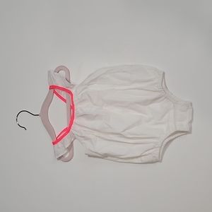 Gap Baby White and Pink Jumper 0-3 Months